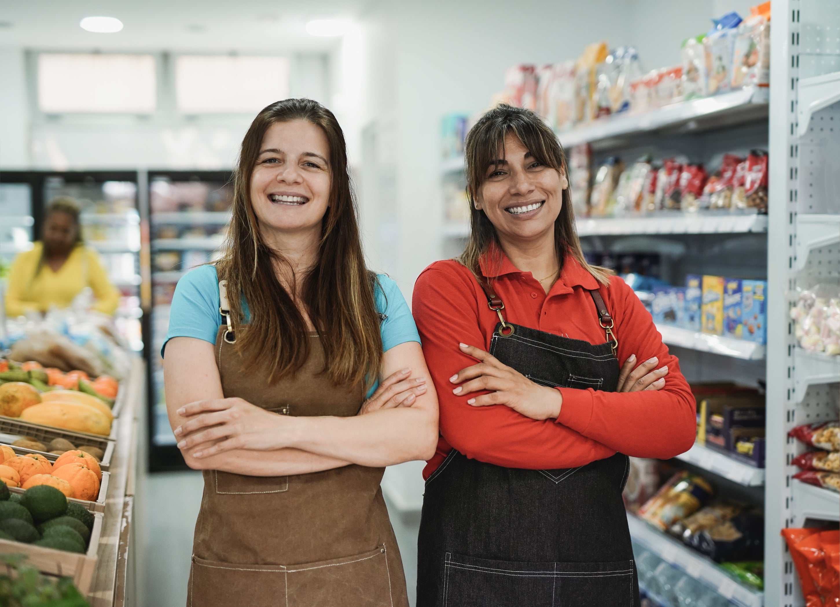 two women in store