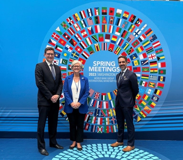 Senior leadership at World Bank Spring Meetings