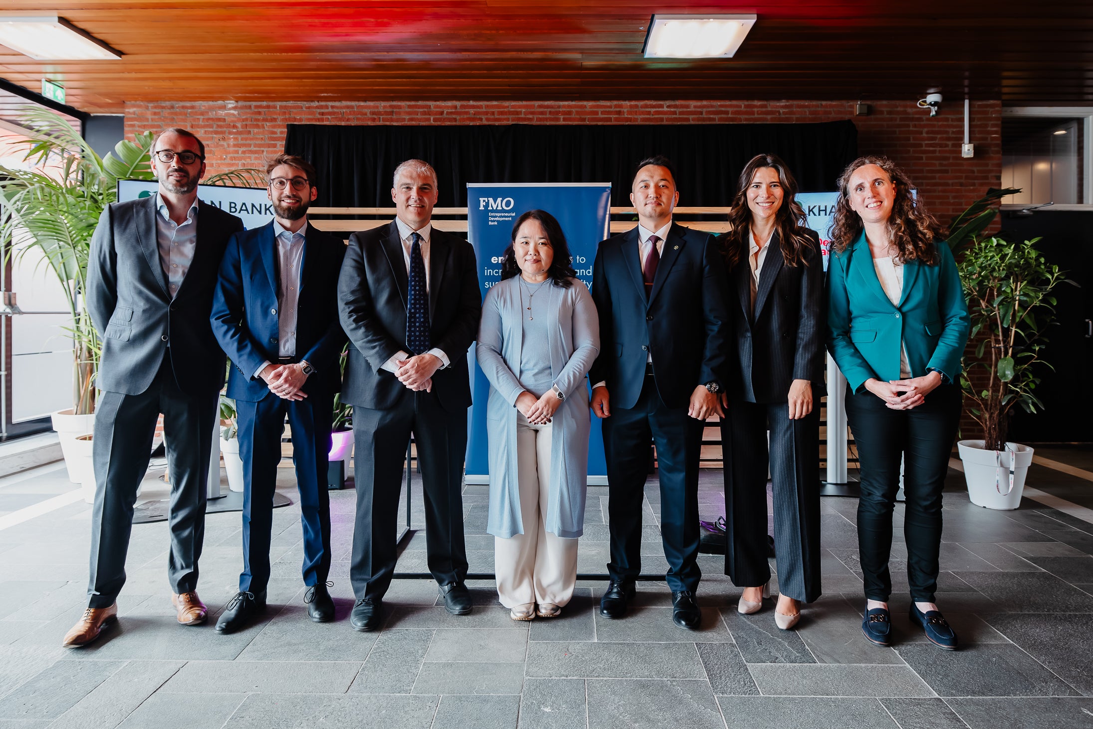 Khan Bank signing ceremony