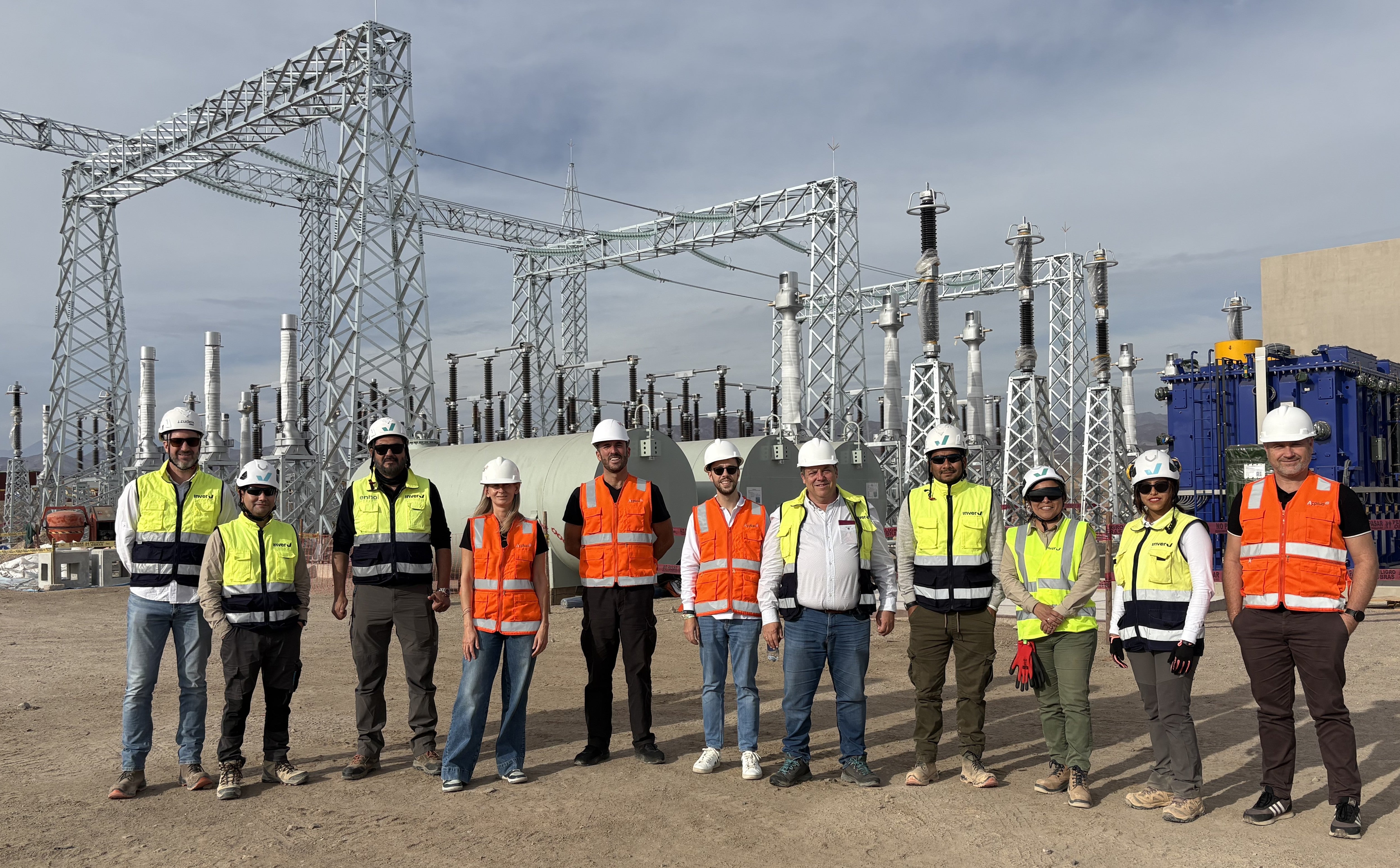 Picture of the team on a worksite