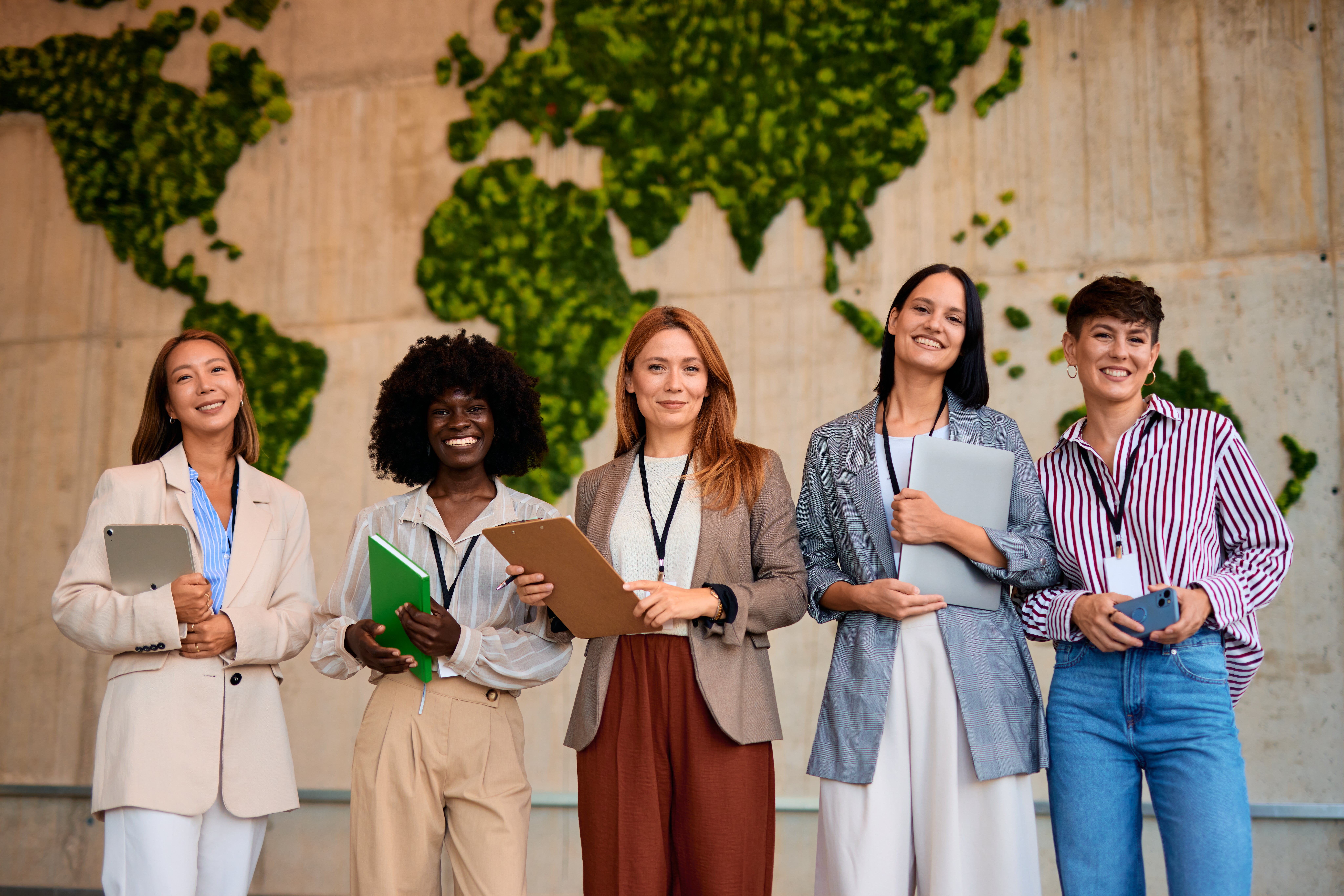 Group of women at work