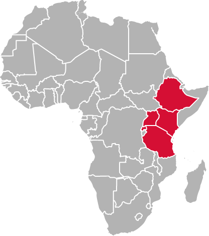 Map of East Africa