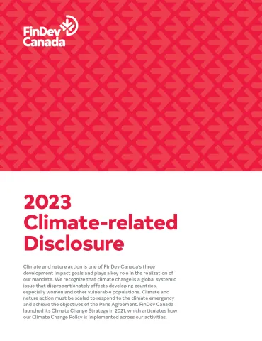 2023 Climate-related Disclosure Cover