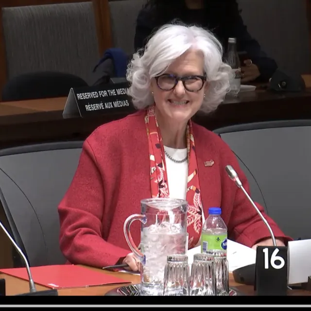 Picture of Lori Kerr at the House of Commons Standing Committee on Foreign Affairs and International Development