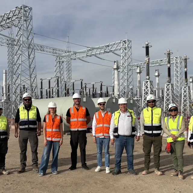 Picture of the team on a worksite