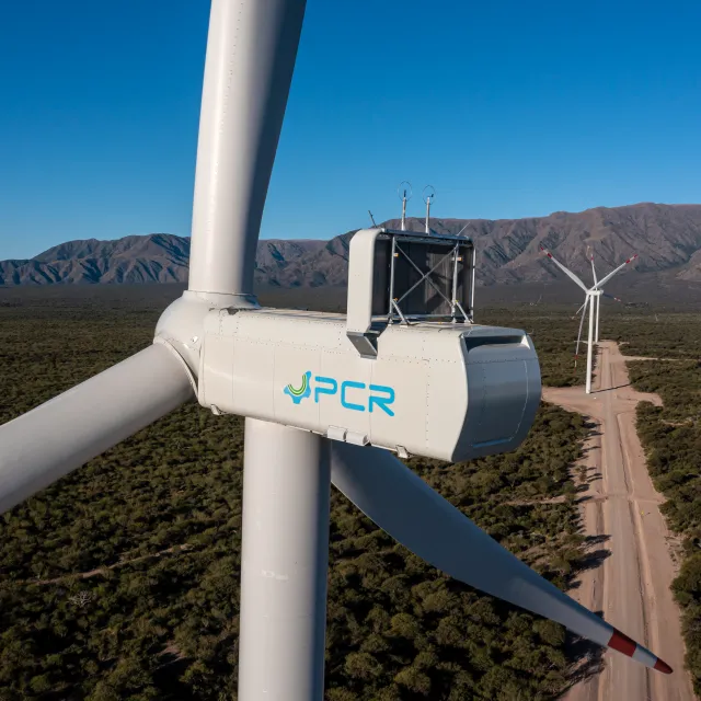 Image of a PCR wind turbine