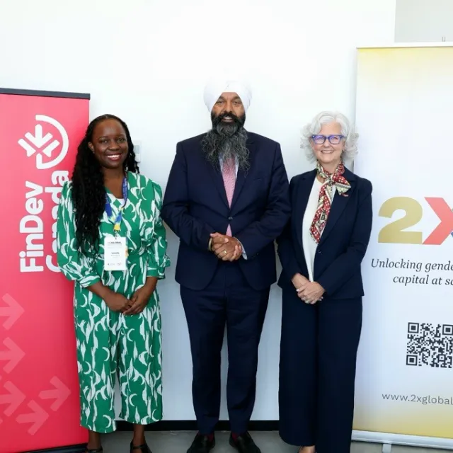 Picture of The Honourable Randeep Sarai, Lori Kerr, and Jessica Espinoza