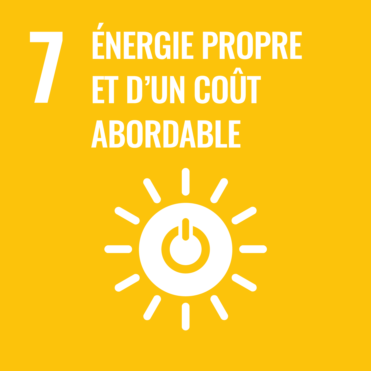 SDG 7. Énergie Propre et D’un Coû Abordable