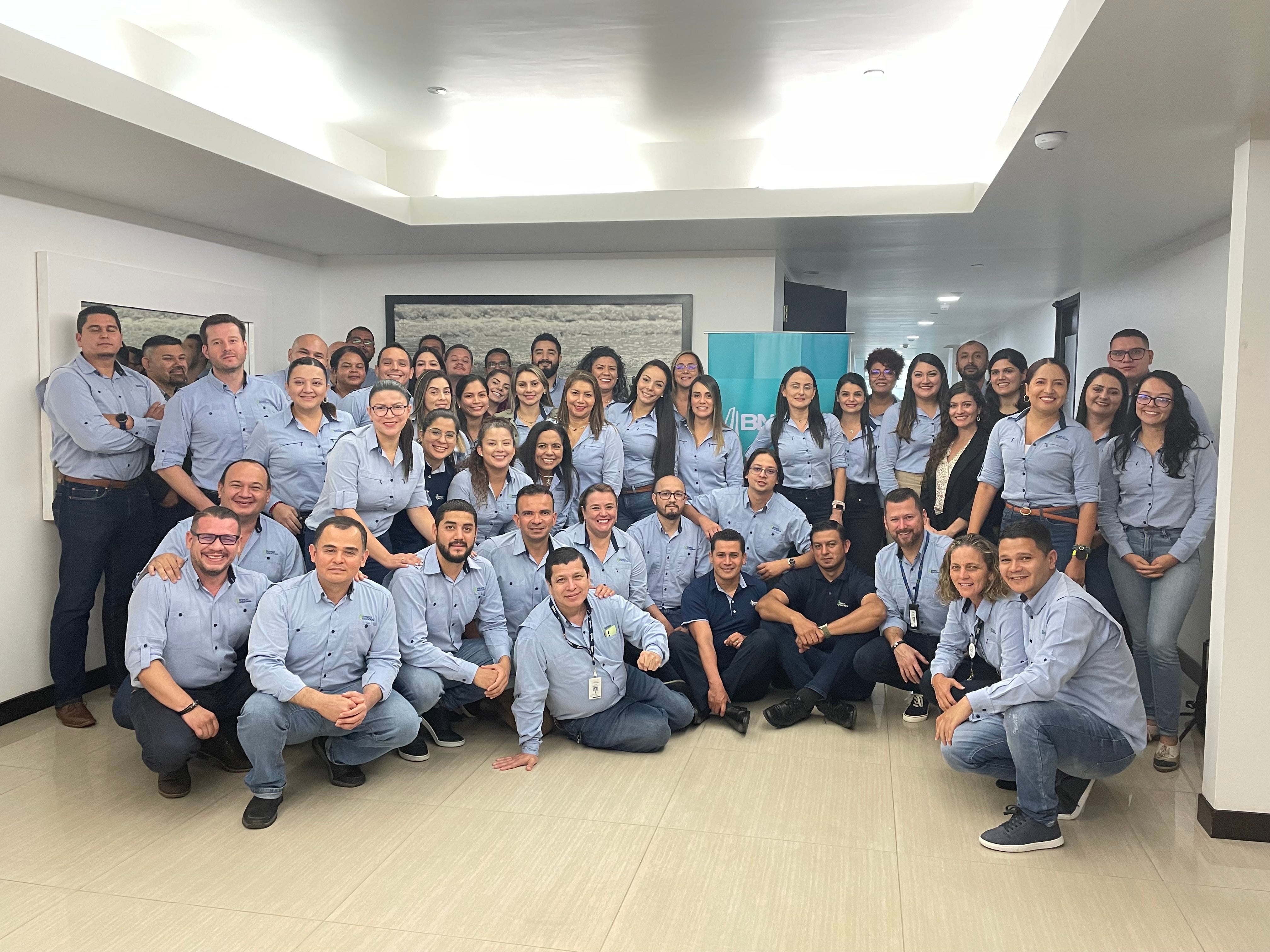 A group picture of BNCR employees.